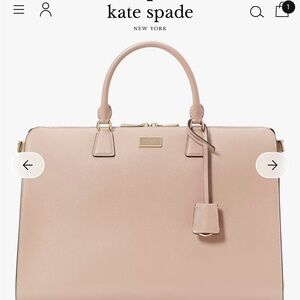 Kate Spade Taupe Laptop Bag